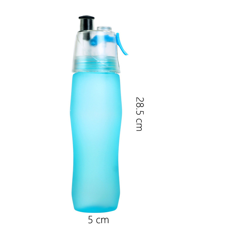 740ml Big Capacity Bpa Free Plastic Spray Bottle 25oz/750ml Squeeze Sport Bottle with Straw 
