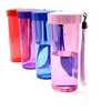 430ml BPA Free Sport Plastic Bottle Wide Mouth Plastic Water Cup with Lid