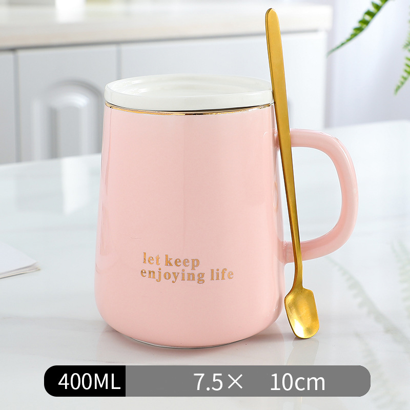 400ml Custom Logo Promotional Couple Gift Set Durable Coffee Mugs for Sale