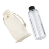 Leakproof Outdoor Sport Glass Water Bottle with Bag