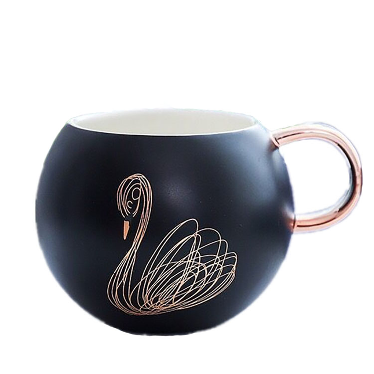 450ml Gift Use Swan Ceramic Cup Creative Design Coffee Mug