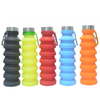 550ml Multicolored Folding Silicone Travel Mug Eco-friendly Collapsible Travel Cup