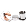 Innovative portable Outdoor Camping Stainless Steel Folding Cup
