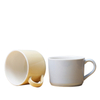 240ml Hot Sale Simple Design Colored Printing Ceramic Mug with Handle
