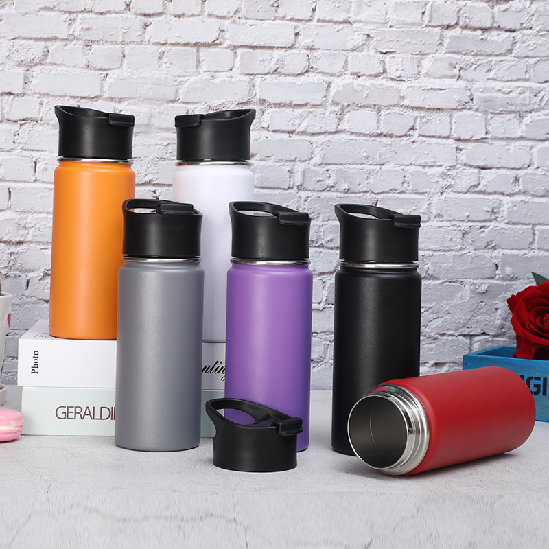 16oz new style muliticolored insulated sports thermo flask portable