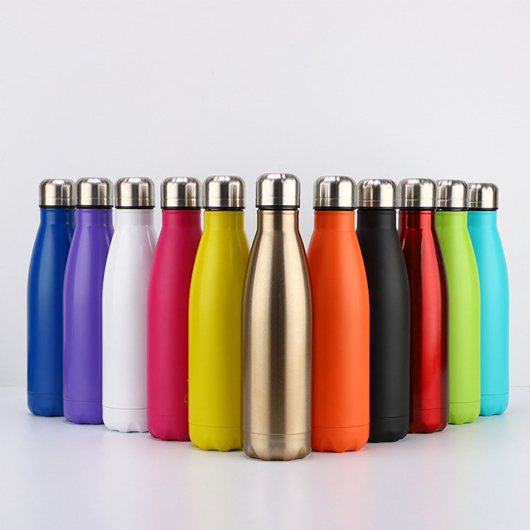 Top Selling Custom Cola Shaped Flask Vacuum Thermos Insulated Stainless Steel Water Bottle
